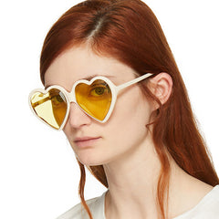 New trend sunglasses Big frame love sunglasses fashion heart glasses