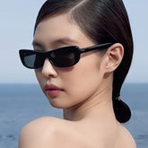New fashion irregular frame sunglasses leopard print small frame sunglasses