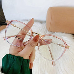 New fashion anti-blue high reading glasses for women gradient colorful glasses