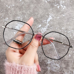 Vintage round glasses anti blur light glasses frame fashion computer reading glasses