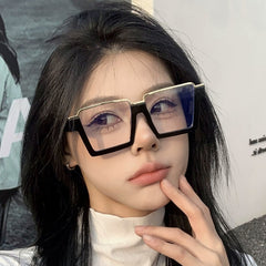 High quality one half sunglasses candy colorful anti blue light glasses