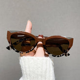 Personality cat eye small frame sunglasses ins style glasses fashion sunglasses