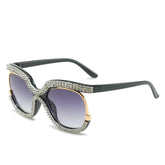 New fashion sunglasses personality diamond-set trend ins glasses female wholesale