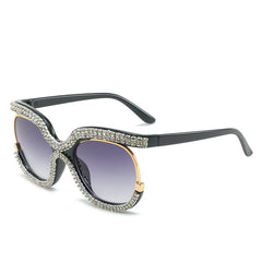 New fashion sunglasses personality diamond-set trend ins glasses female wholesale