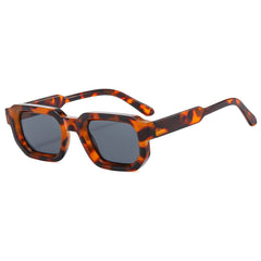 Hot sale fashion small rectangle sunglasses custom logo uv400 square sunglasses
