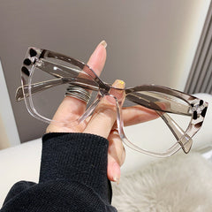 New style cat-eye frame women fashion PC frame glasses fashion anti-blue light glasses