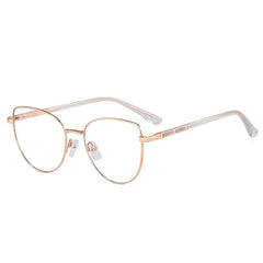 New metal anti-blue kids eyeglasses frame fresh cute sweet fashion optical mirror can be matched close