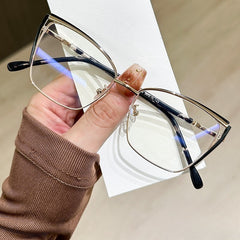 New style fashion anti blue light glasses cat eye print pink weateye glasses for women