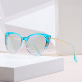 2025 New INS fashion cat-eye color-changing optical frame female anti-blue glasses frame female