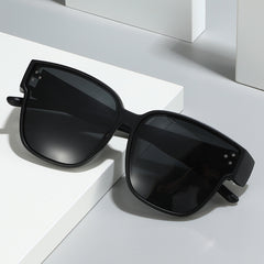 High quality acetate leopard print frame sunglasses square yellow lens sunglasses