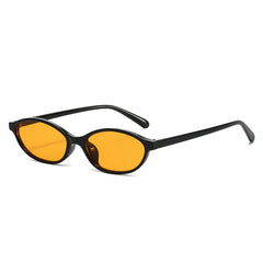 Hot sale fashion vintage small oval sunglasses tortoise shell pc frame sunglasses