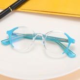 New wholesale kid mirror round frame cute simple glasses frame anti-blue light can be matched with myopia mirror