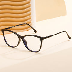 Fashion TR90 Anti-blue light glasses frame cat eye square frame glasses