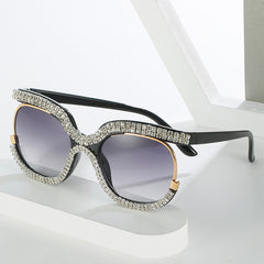 New fashion sunglasses personality diamond-set trend ins glasses female wholesale
