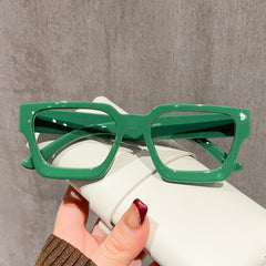 New style leopard print glasses anti blue light fashion square computer glasses