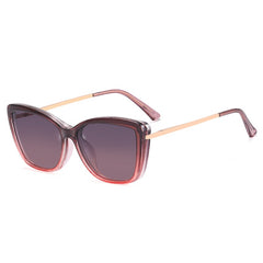 New trend women magnetic absorption mirror set anti-blue glasses two-color polarized sunglasses