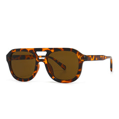 Custom logo double bridge men shades uv400 tortoise shell fashion outdoor sunglasses sunglasses