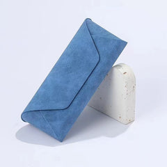Vintage Custom logo suede glasses frame case portable wholesale glasses frame case