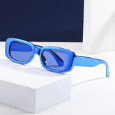 New style small rectangle colorful sunglasses Plating color pc frame Retro y2k sunglasses