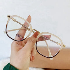 New fashion anti-blue high reading glasses for women gradient colorful glasses