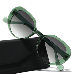 High quality round frame sunglasses leopard print uv400 sunglassses