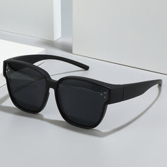 High quality acetate leopard print frame sunglasses square yellow lens sunglasses