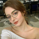 High quality cat eye fashion designer glasses anti blue light colorful glasses