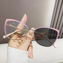 New style cat eye anti-blue light fashion trend eyewear glasses personality with ladies glasses