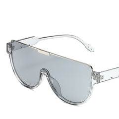 New style fashion ins trend sunglasses custom logo one piece luxury women sunglasses