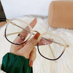New fashion anti-blue high reading glasses for women gradient colorful glasses