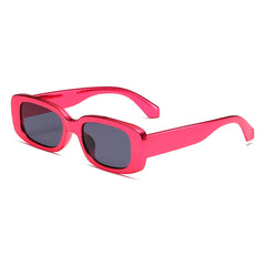 New style small rectangle colorful sunglasses Plating color pc frame Retro y2k sunglasses