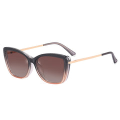 New trend women magnetic absorption mirror set anti-blue glasses two-color polarized sunglasses