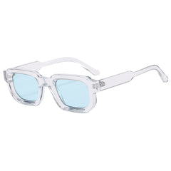 Hot sale fashion small rectangle sunglasses custom logo uv400 square sunglasses