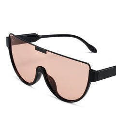 New style fashion ins trend sunglasses custom logo one piece luxury women sunglasses