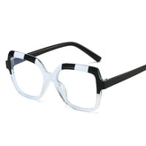 Custom logo leopard print glasses frame anti blue light glasses