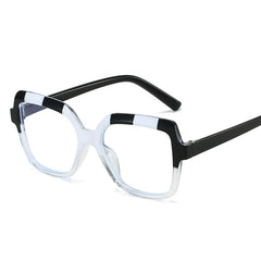 Custom logo leopard print glasses frame anti blue light glasses