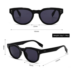 New fashion gradient colorful round frame sunglasses tortoise shell sunglasses