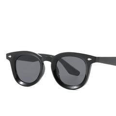 High quality acetate leopard print sunglasses uv400 rivet colorful lens sunglasses