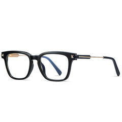 High quality anti blue light glasses leopard print metal frame rivet glasses