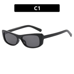 New fashion irregular frame sunglasses leopard print small frame sunglasses