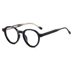 High quality round frame anti blue light glasses computer reading glasses