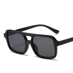 Hot sale double bridge tortoise shell sunglasses fashion brand women men sunglasses