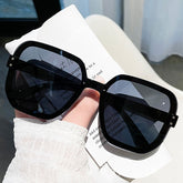 New square rice nail oversized retro sunglasses fashion trend personality female sunglasses