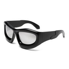 Fashion Large frame Y2K wraparound sunglasses fashion uv400 irregular sunglasses