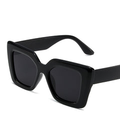 Custom logo candy colorful square frame sunglasses uv400 oversized sunglasses