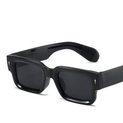 Custom logo rectangle leopard print sunglasses uv400 outdoor square sunglasses