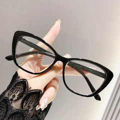 Fashion new style cat eye glasses tortoise shell anti blue light glasses frame
