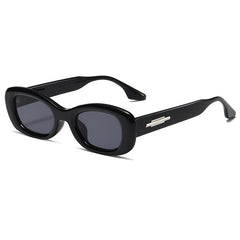 High quality small frame uv400 sunglasses leopard print rivet sunglasses