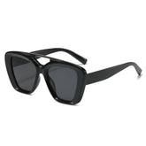 Fashion new double beam sunglasses New uv400 UV protection large frame glasses