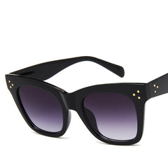 New fashion cat eye gradient colorful sunglasses leopard print sunglasses